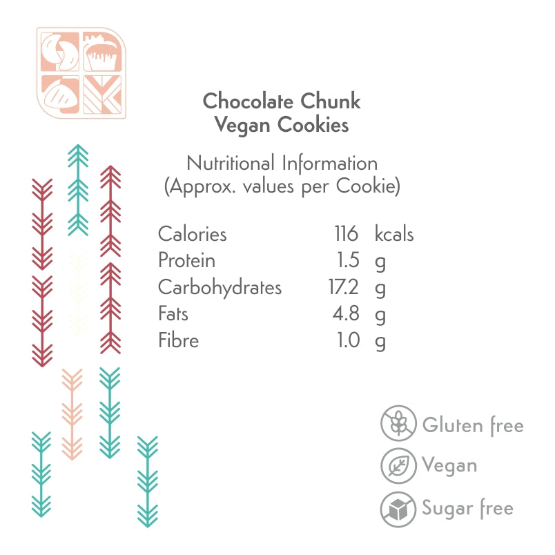 Chocolate Chunk Cookies (250gms Pack)