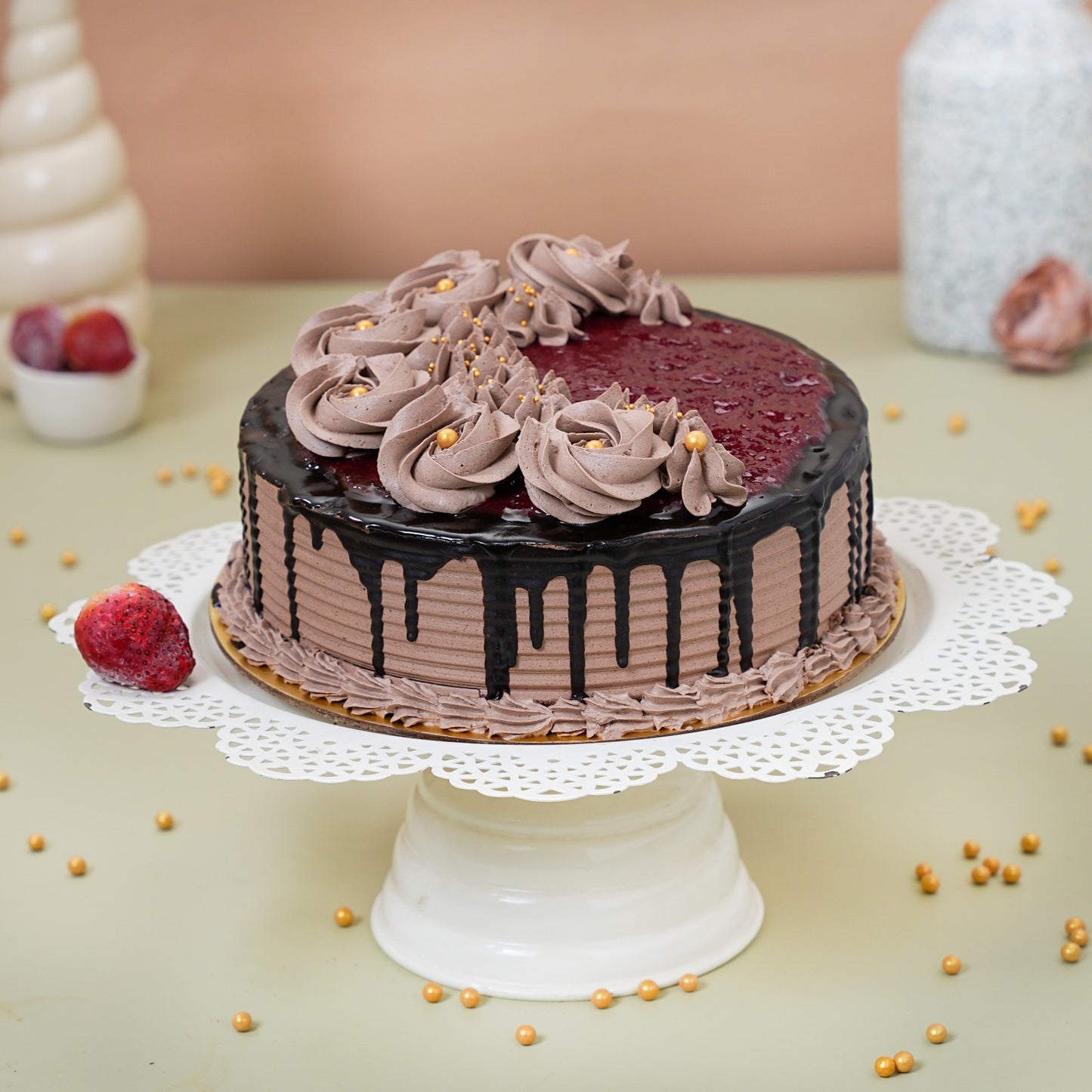 Strawberry Seduction Cake