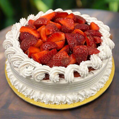 Strawberry & Cream Cake