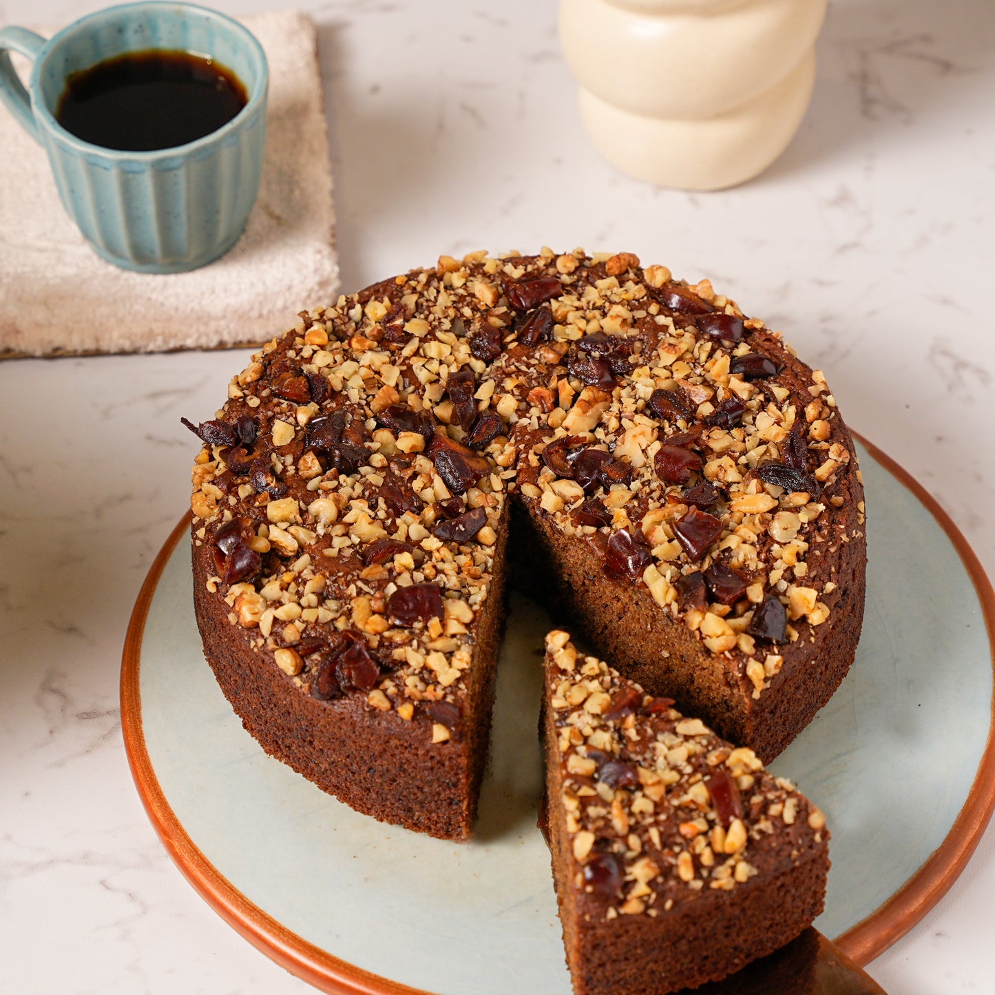 Date & Walnut Cake