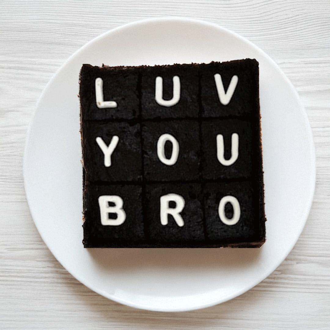 LUV YOU Brownie Box