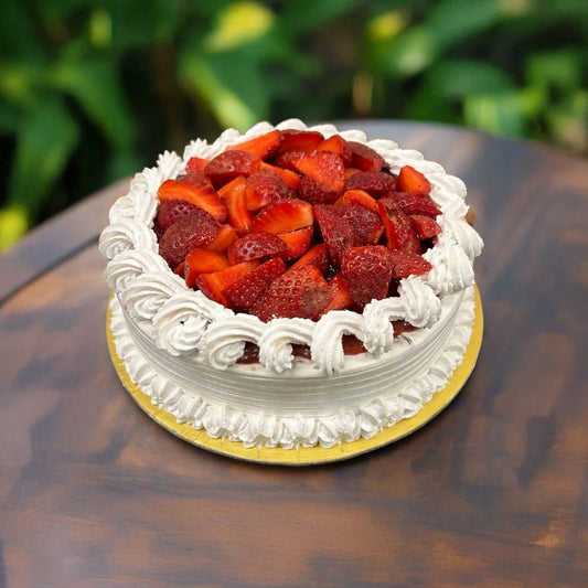 Strawberry & Cream Cake
