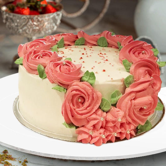 Strawberry Cream Cake