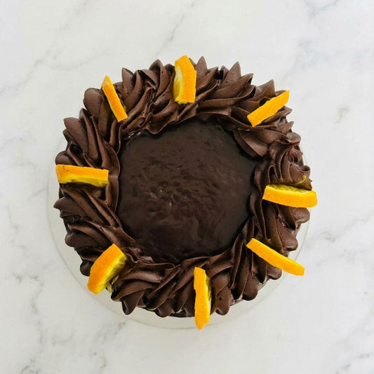 Orange Chocolate Truffle Cake