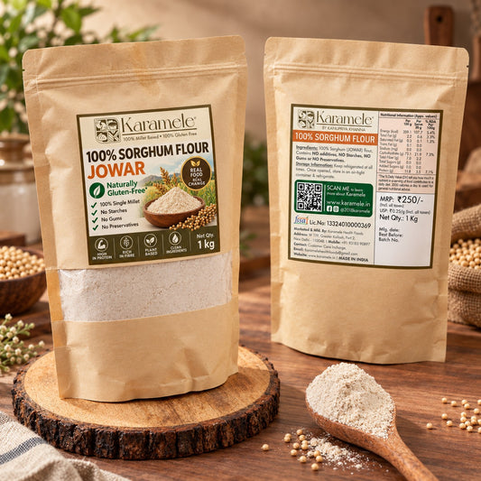 100% Sorghum (Jowar) flour (Gluten free) - 1 Kg Pack